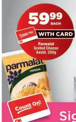 OK Foods Parmalat Grated Cheese offer