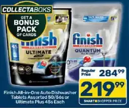 Pick n Pay Finish All-in-One Auto Dishwasher Tablets Assorted offer