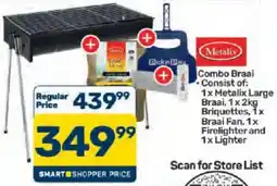 Pick n Pay Metalix Combo Braai offer