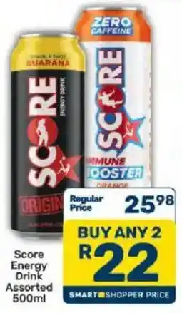 Pick n Pay Score Energy Drink Assorted offer