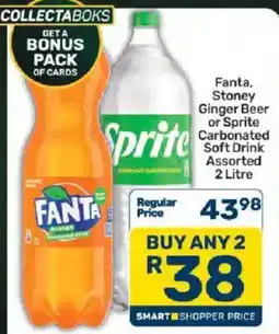 Pick n Pay Fanta, Stoney Ginger Beer or Sprite Carbonated Soft Drink Assorted offer