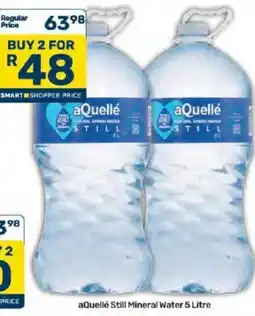 Pick n Pay aQuellé Still Mineral Water offer