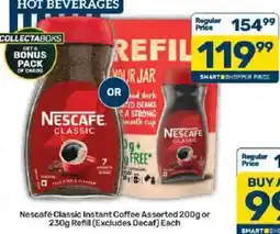 Pick n Pay Nescafe Classic Instant Coffee Assorted offer