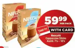 OK Foods Nescafé Cappuccino Sticks offer