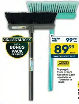 Pick n Pay ADDIS Supergrrip Floor Broom Assorted offer