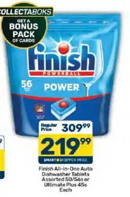 Pick n Pay Finish All-in-One Auto Dishwasher Tablets offer