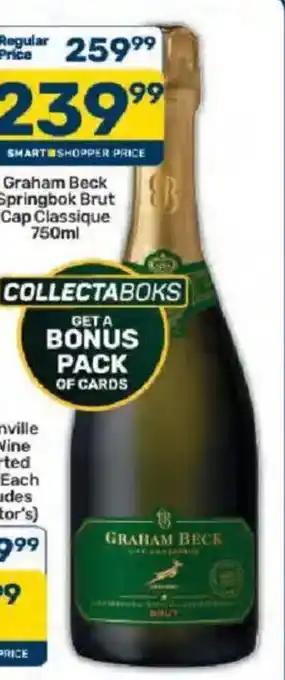Graham Beck Springbok Brut Cap Classique