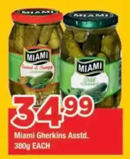 OK Grocer Miami Gherkins Assorted offer