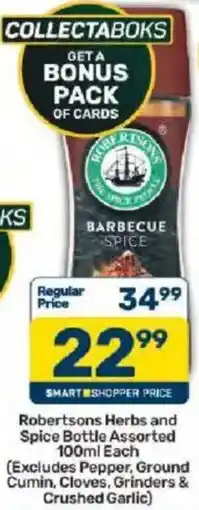 Pick n Pay Robertsons Herbs and Spice Bottle Assorted offer