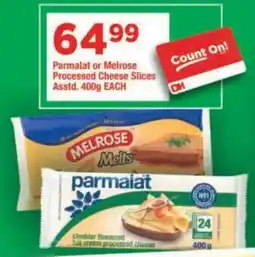 OK Grocer Melrose or Parmalat Processed Cheese Slices offer
