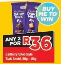 OK Grocer Cadbury Chocolate Slab offer