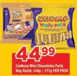 OK Grocer Cadbury Mini Chocolates Party offer