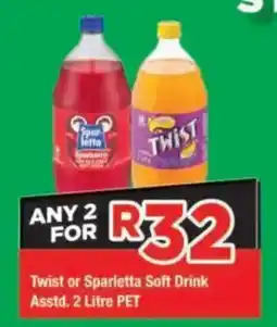 OK Grocer Twist or Sparletta Soft Drink offer