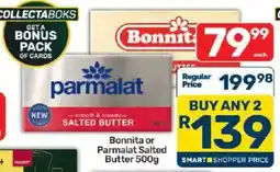 Pick n Pay Bonnita or Parmalat Salted Butter offer