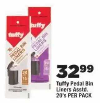 Tuffy Pedal Bin Liners