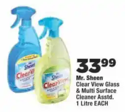 OK Foods Mr. Sheen Clear View Glass & Multi Surface Cleaner offer