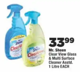Mr. Sheen Clear View Glass & Multi Surface Cleaner