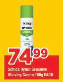 OK Grocer Schick Hydro Sensitive Shaving Cream offer