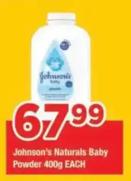 OK Grocer Johnson's Naturals Baby Powder offer