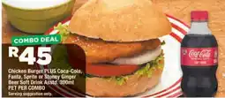 OK Grocer Chicken Burger PLUS Coca-Cola offer