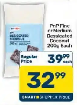 Pick n Pay PnP Fine or Medium Dessicated Coconut offer