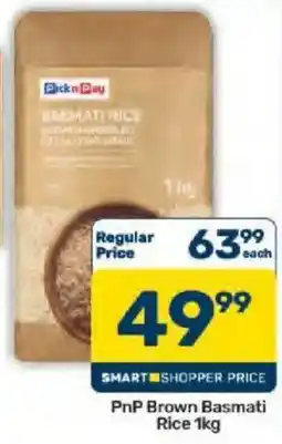 Pick n Pay PnP Brown Basmati Rice offer
