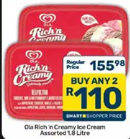 Pick n Pay Ola Rich 'n Creamy Ice Cream Assorted offer