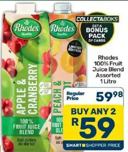 Pick n Pay Rhodes 100% Fruit Juice Blend Assorted offer