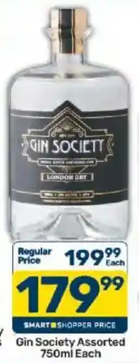 Pick n Pay Liquor Gin Society Assorted offer