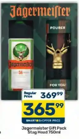 Pick n Pay Liquor Jagermeister Gift Pack Stag Head offer