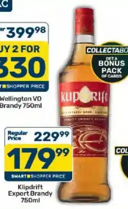 Pick n Pay Liquor Klipdrift Export Brandy offer