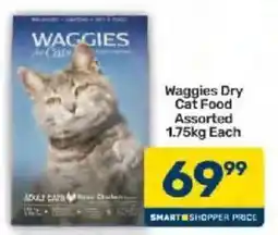 Pick n Pay Waggies Dry Cat Food Assorted offer