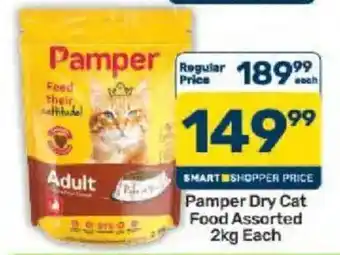 Pamper Dry Cat Food Assorted