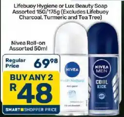 Pick n Pay Nivea Roll-on Assorted offer