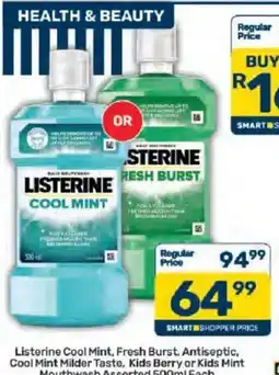 Pick n Pay Listerine Assorted offer