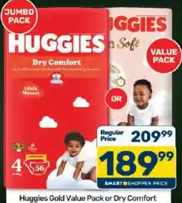 Pick n Pay Huggies Dry Comfort offer