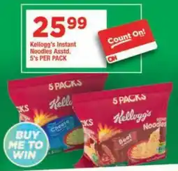 OK Grocer Kellogg's Instant Noodles offer