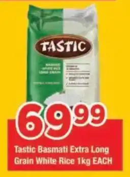 OK Grocer Tastic Basmati Extra Long Grain White Rice offer