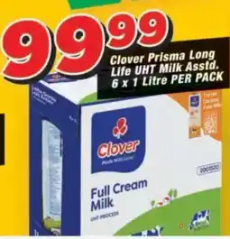 OK Grocer Clover Prisma Long Life UHT Milk offer