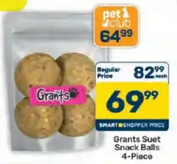 Pick n Pay Grants Suet Snack Balls offer