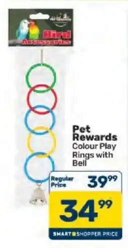 Pick n Pay Pet Rewards Colour Play Rings with Bell offer