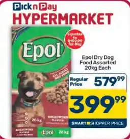 Pick n Pay Epol Dry Dog Food Assorted offer