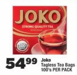 OK Foods Joko Tagless Tea Bags offer