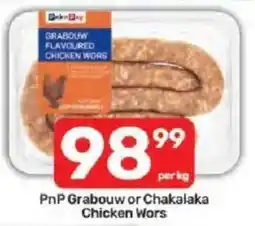 Pick n Pay Grabouw Flavoured Chicken Wors offer