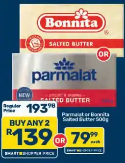 Pick n Pay Parmalat or Bonnita Salted Butter offer
