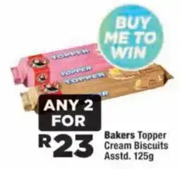OK Foods Bakers Topper Cream Biscuits offer