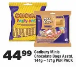 OK Foods Cadbury Minis Chocolate Bags Assorted offer