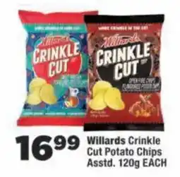 OK Foods Willards Crinkle Cut Potato Chips offer