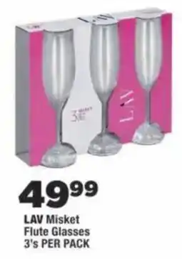 OK Foods LAV Misket Flute Glasses offer