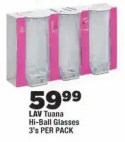 OK Foods LAV Tuana Hi-Ball Glasses offer